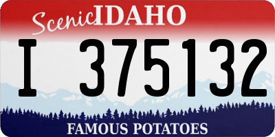 ID license plate I375132