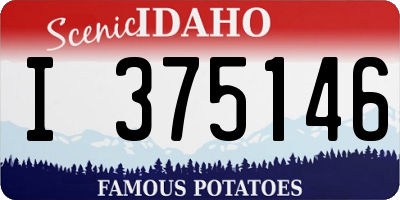ID license plate I375146