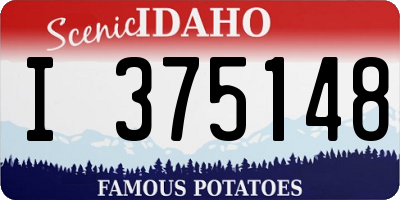 ID license plate I375148