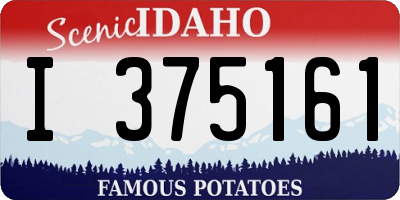 ID license plate I375161