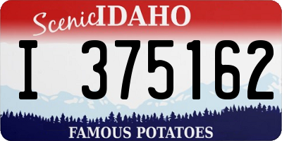 ID license plate I375162