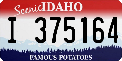 ID license plate I375164