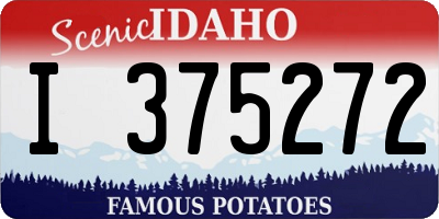 ID license plate I375272