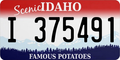 ID license plate I375491