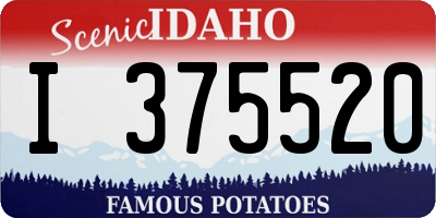 ID license plate I375520