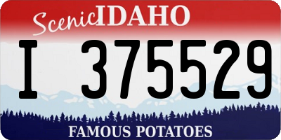 ID license plate I375529