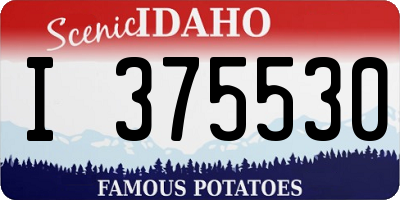 ID license plate I375530