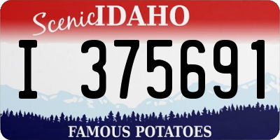 ID license plate I375691