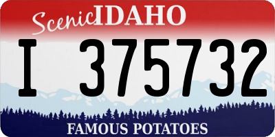 ID license plate I375732