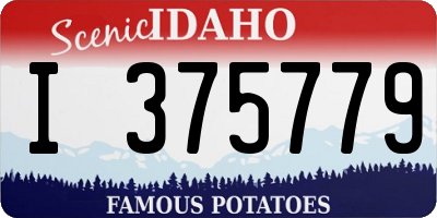 ID license plate I375779