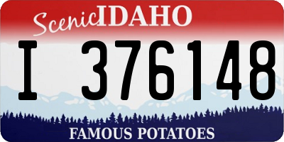 ID license plate I376148