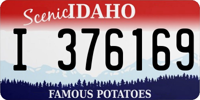 ID license plate I376169