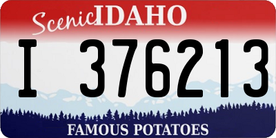 ID license plate I376213