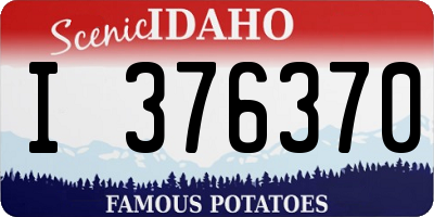 ID license plate I376370