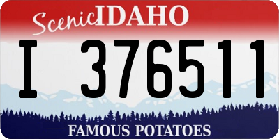 ID license plate I376511