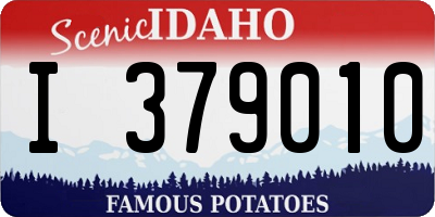 ID license plate I379010