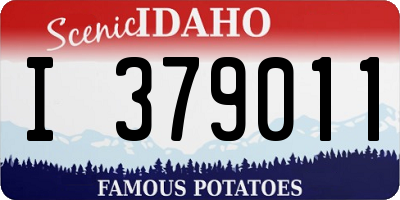 ID license plate I379011