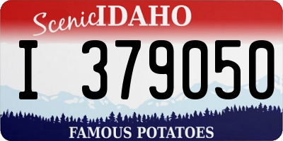 ID license plate I379050
