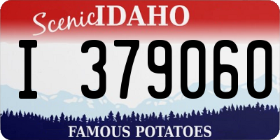 ID license plate I379060