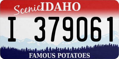 ID license plate I379061