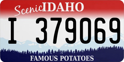 ID license plate I379069