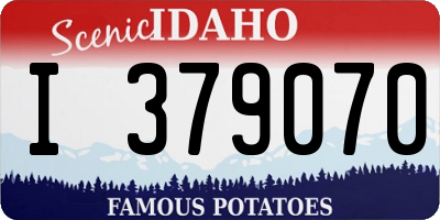ID license plate I379070