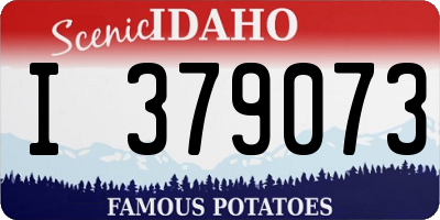 ID license plate I379073