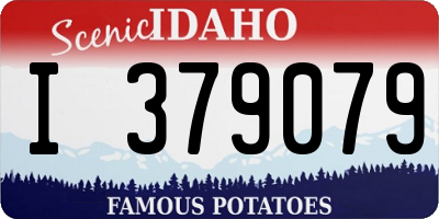 ID license plate I379079