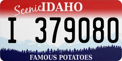ID license plate I379080