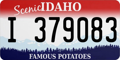 ID license plate I379083
