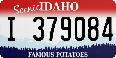 ID license plate I379084