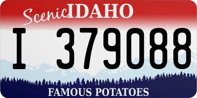 ID license plate I379088