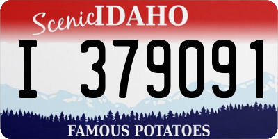 ID license plate I379091
