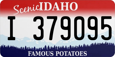 ID license plate I379095