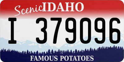 ID license plate I379096