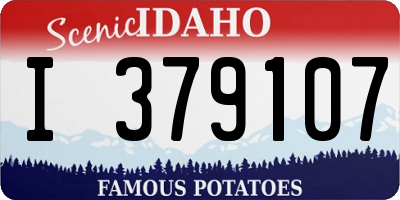 ID license plate I379107