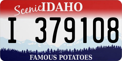 ID license plate I379108