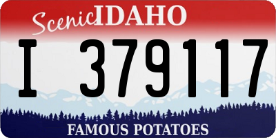 ID license plate I379117