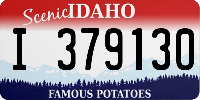 ID license plate I379130