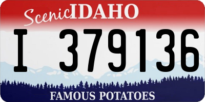 ID license plate I379136