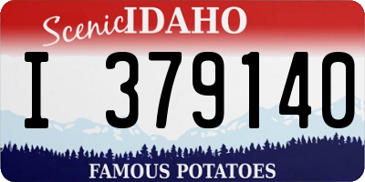 ID license plate I379140