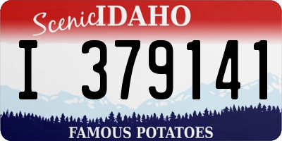 ID license plate I379141