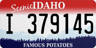 ID license plate I379145