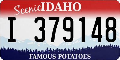 ID license plate I379148
