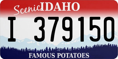ID license plate I379150