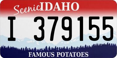 ID license plate I379155