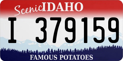 ID license plate I379159