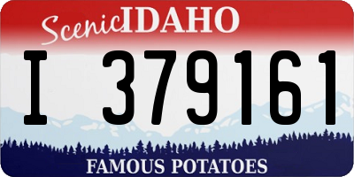 ID license plate I379161