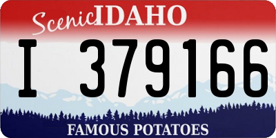 ID license plate I379166