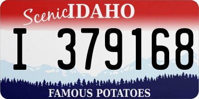 ID license plate I379168